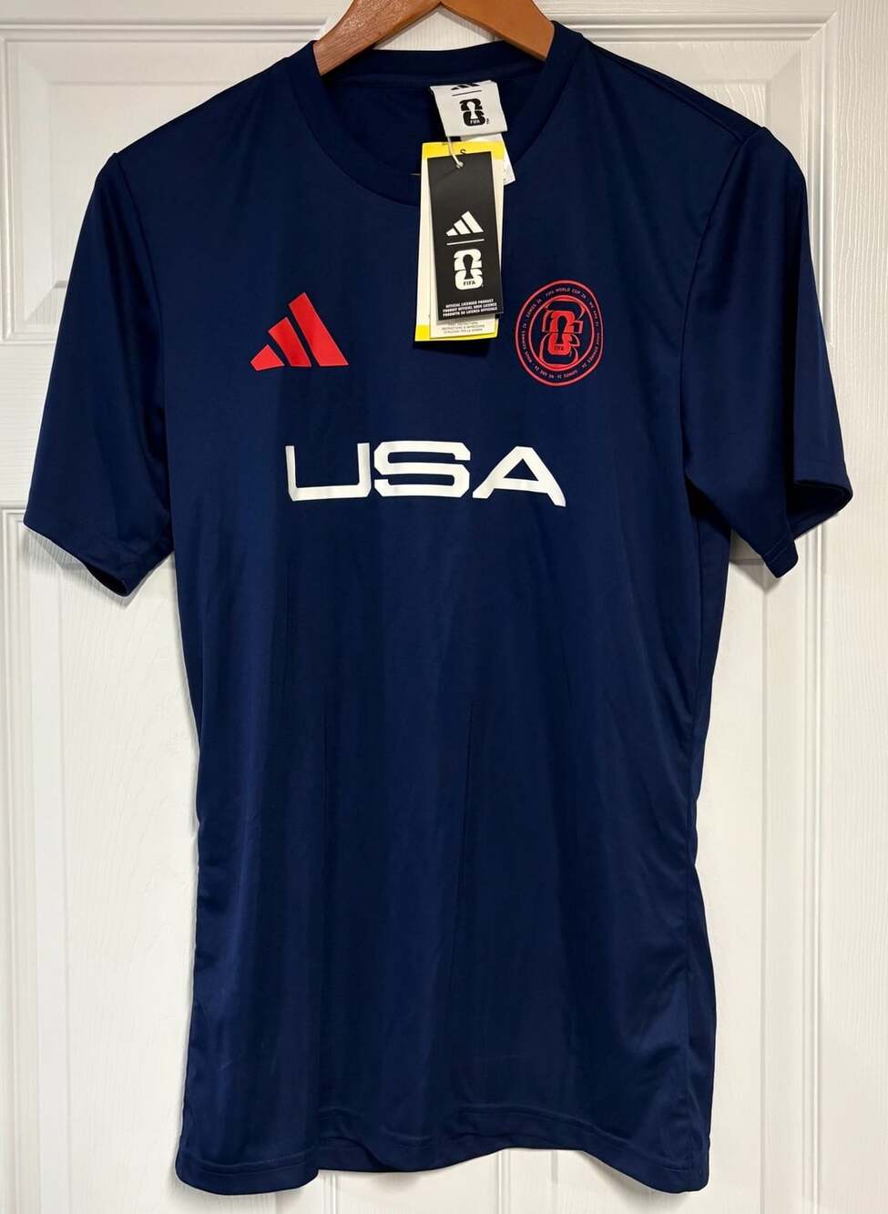 Adidas FIFA World Cup 26 USA T-Shirt Size S Blue